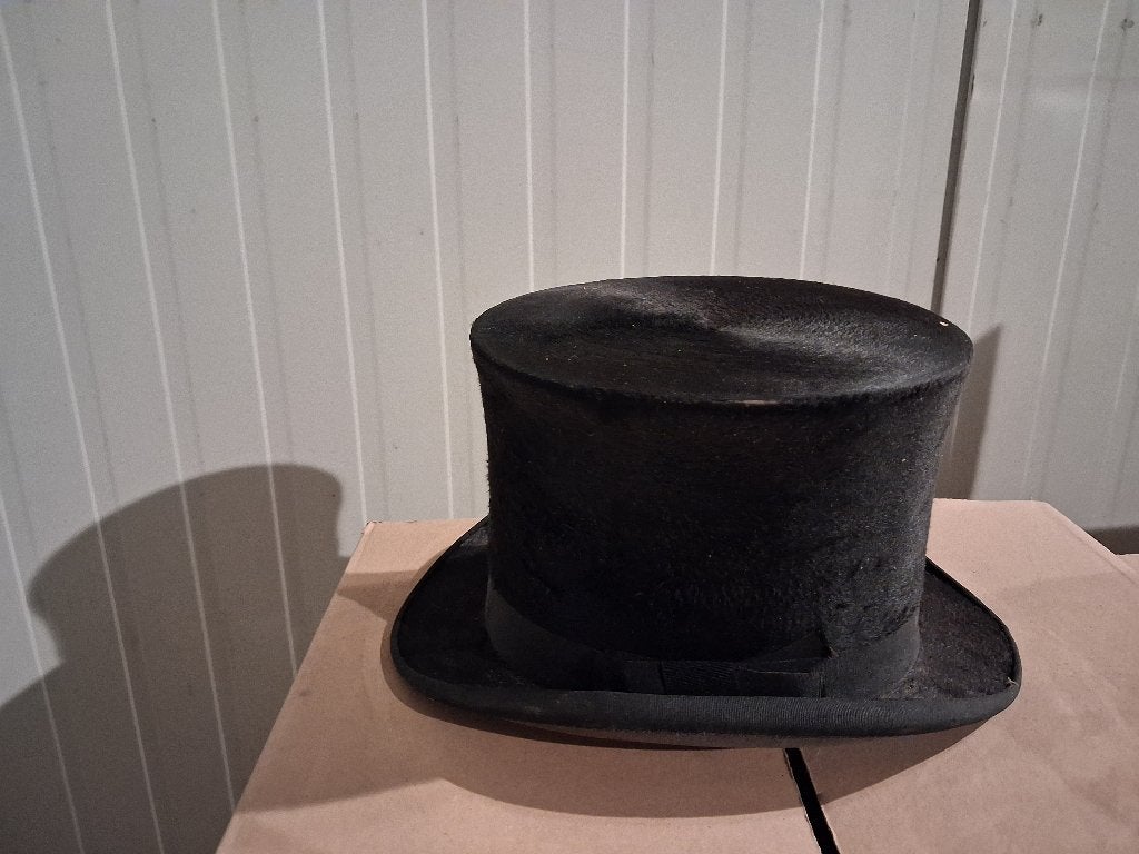 chapeau haut de forme, Antiquités & Art, Antiquités | Vêtements et Textile, Enlèvement, Hommes