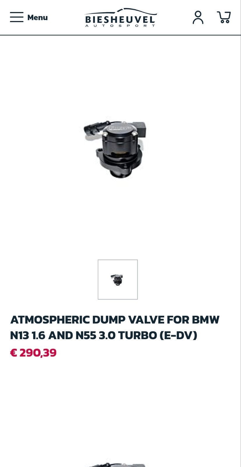 Dump Valve Forge E-DV FMEDV104A - BMW N13 / N55 - Complète, Autos : Pièces & Accessoires, Enlèvement, Neuf, BMW