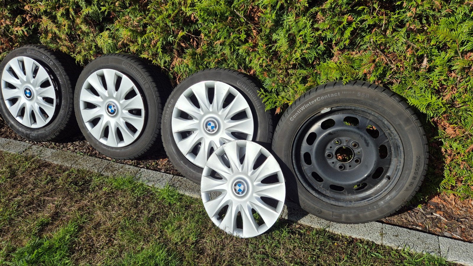Continental winterbanden, Ophalen, Gebruikt, 16 inch, Banden en Velgen