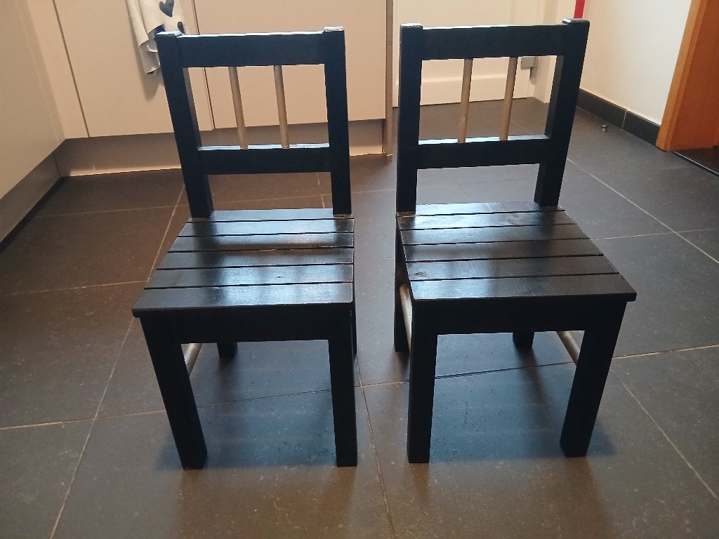 Chaises /tables de nuit, Maison & Meubles, Comme neuf, Deux, Enlèvement, Bois