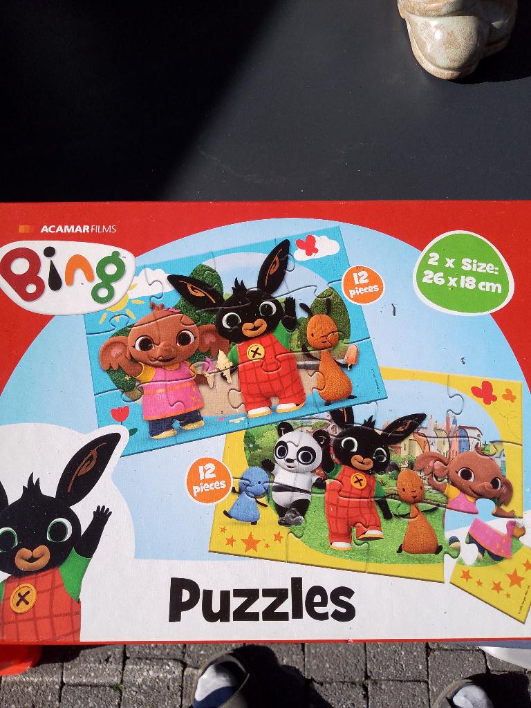 4 kinder puzzel, Kinderen en Baby's, Ophalen, Gebruikt