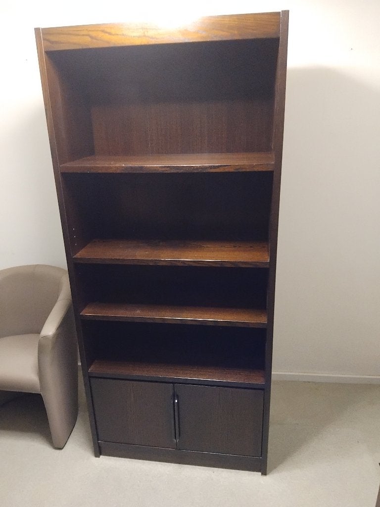 Boekenkast, Huis en Inrichting, Ophalen, Gebruikt, Met deur(en)