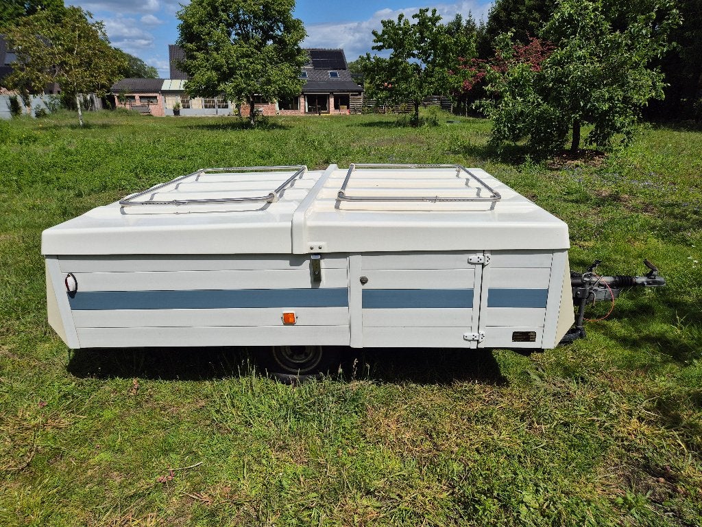 belle roulote/chariot de camping, Caravanes & Camping, Caravanes pliantes, Autres marques, jusqu'à 6, Multicolore, Présent, Enlèvement