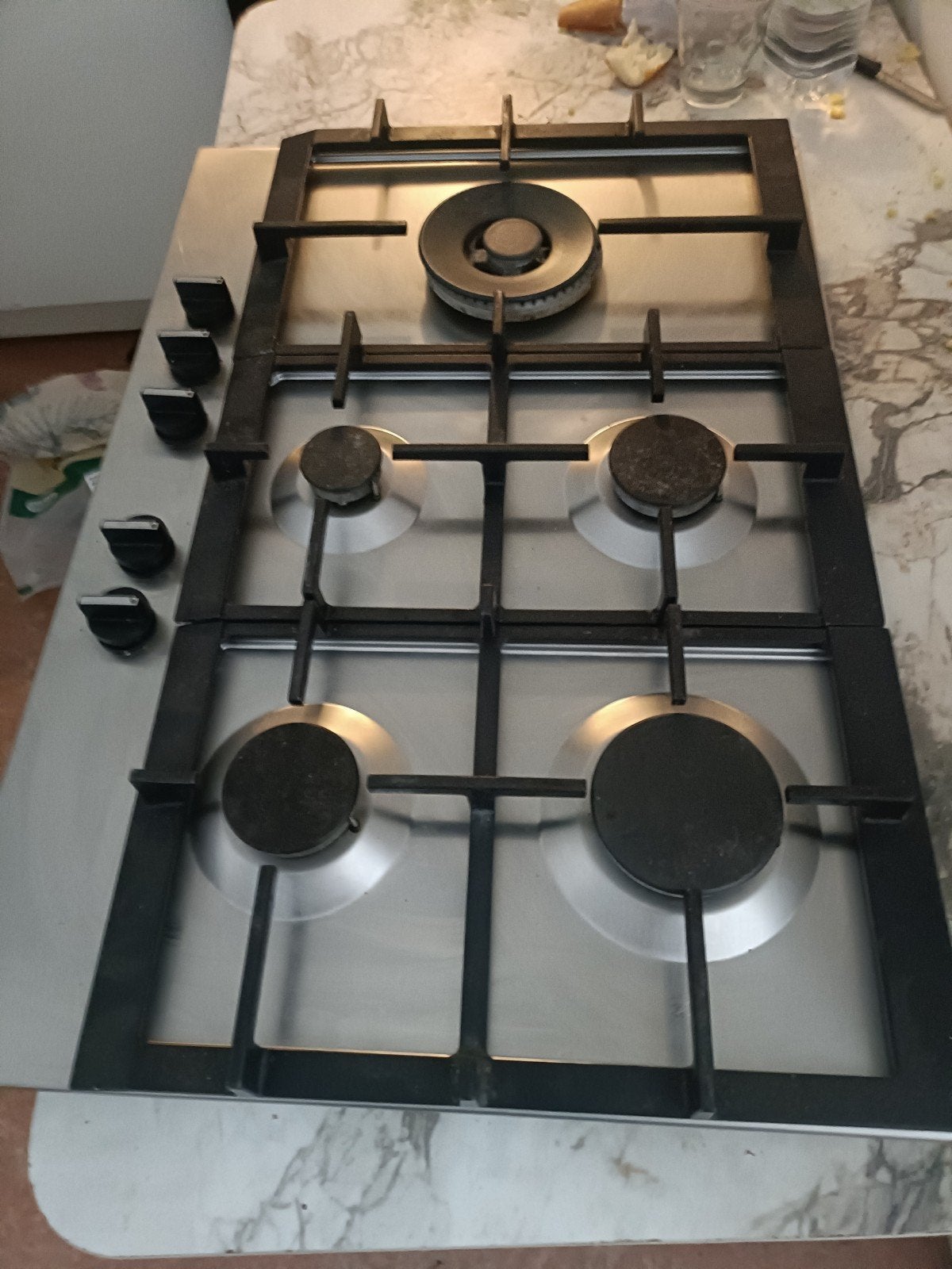 Gaz kookplaat Siemens inbouw 75cm 52cm, Ophalen, Inbouw
