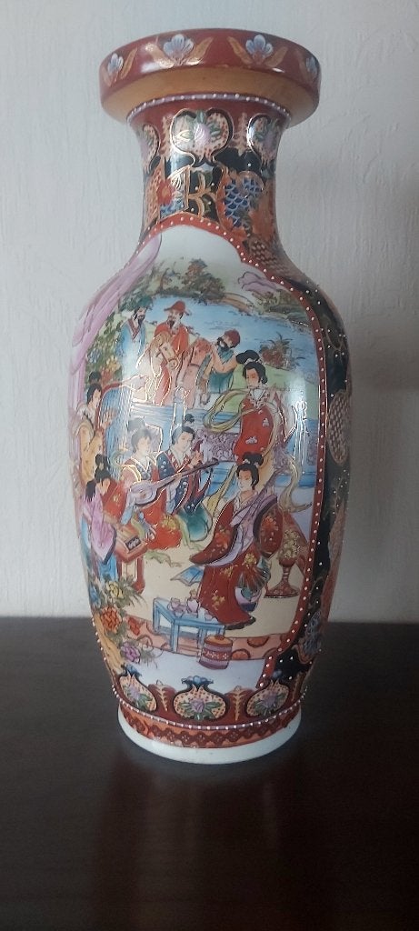 chinese vazen, Ophalen, Meerkleurig, Zo goed als nieuw, Steen/keramiek