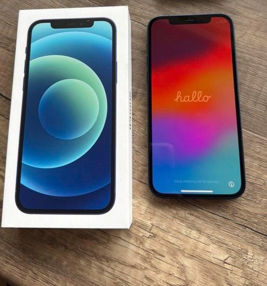 Iphone 12 bleu 64gb, Comme neuf