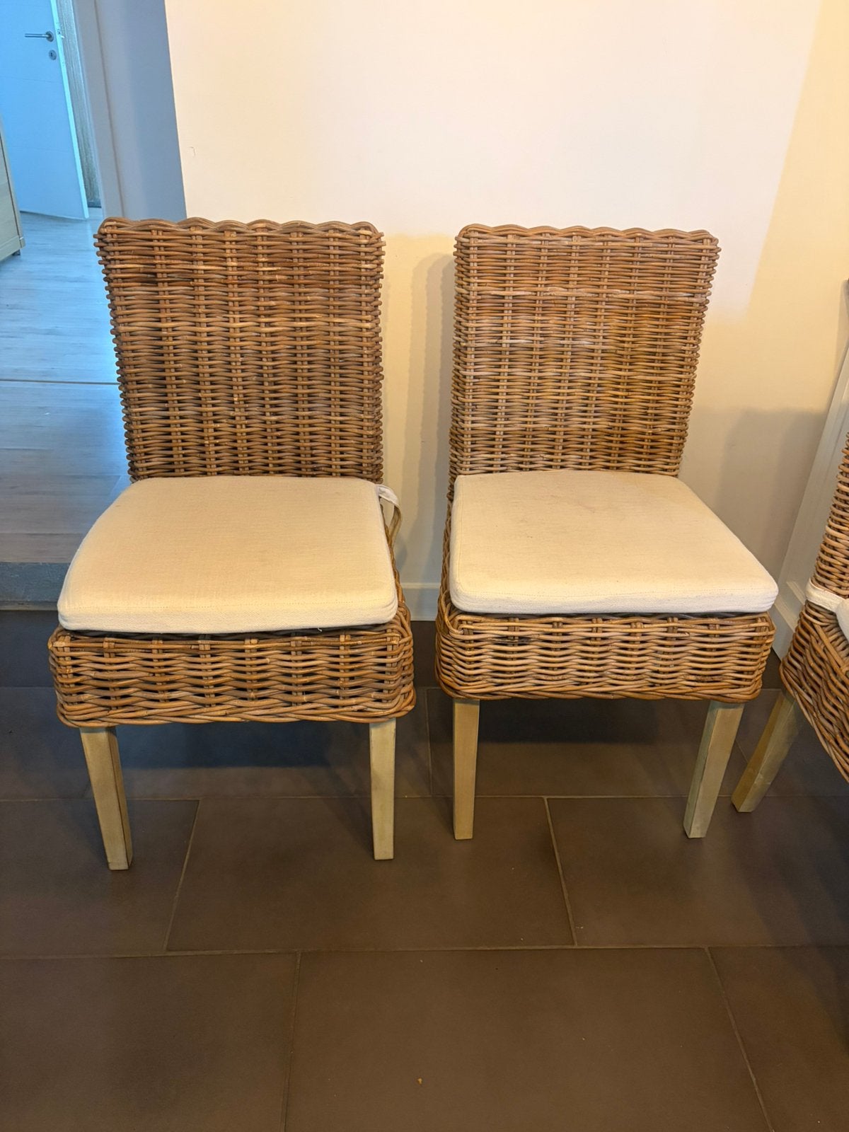 6 landelijke stoelen - prijs bespreekbaar, Ophalen, Zo goed als nieuw
