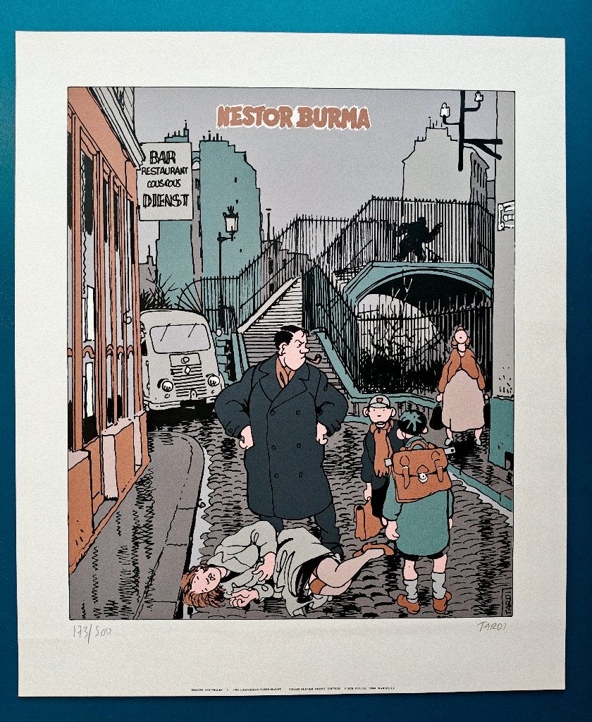 Tardi - Sérigraphie Nestor Burma (1992), Enlèvement ou Envoi, Comme neuf, Jacques Tardi