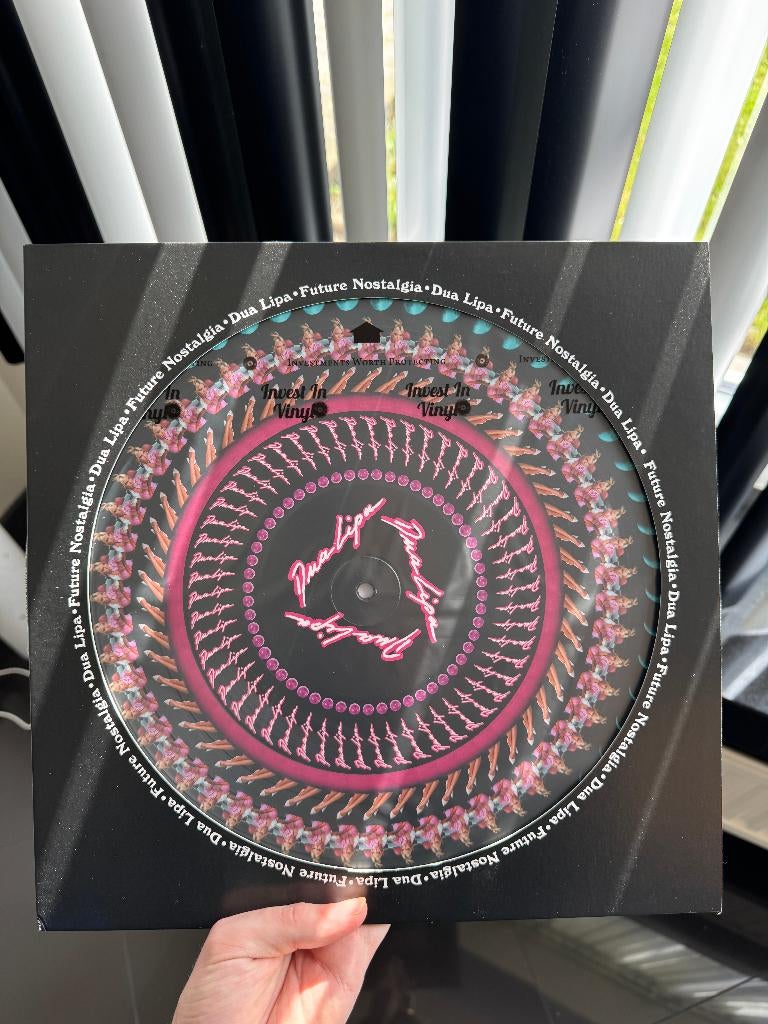 Future Nostalgia - Zoetrope vinyl (LP), Picture disc, 2020 tot heden, Ophalen of Verzenden, Zo goed als nieuw