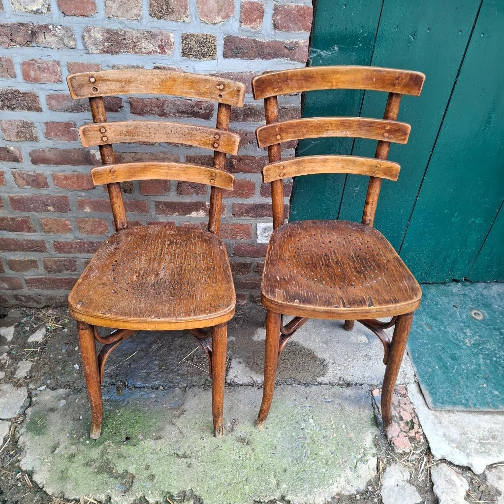 2 belles chaises de café, Antiquités & Art, Enlèvement