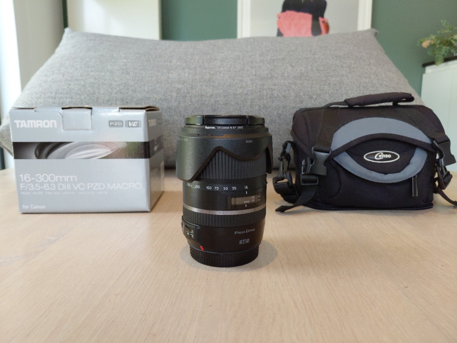 Tamron 16-300mm F/3.5-6.3 Di II VC PZD MACRO, Audio, Tv en Foto, Foto | Lenzen en Objectieven, Ophalen, Beschermhoes/tas, Zo goed als nieuw