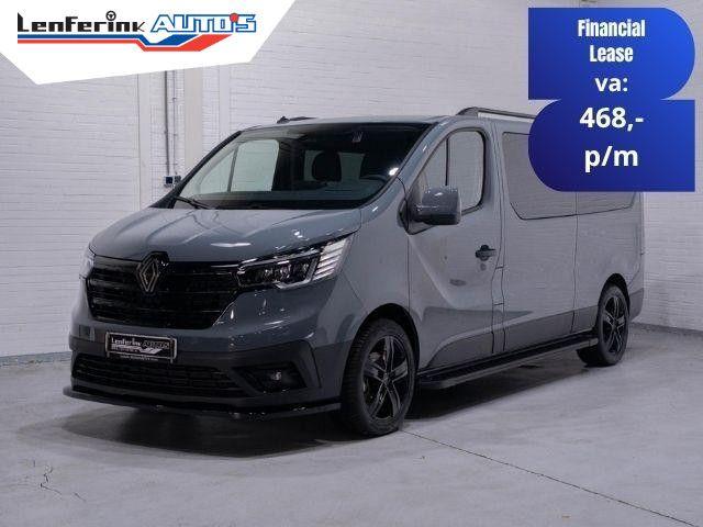 Renault Trafic 2.0 DCi 130 pk Dubbel Cabine Black&Grey Airco, Auto's, Renault, Bedrijf, 183 g/km, Zilver of Grijs