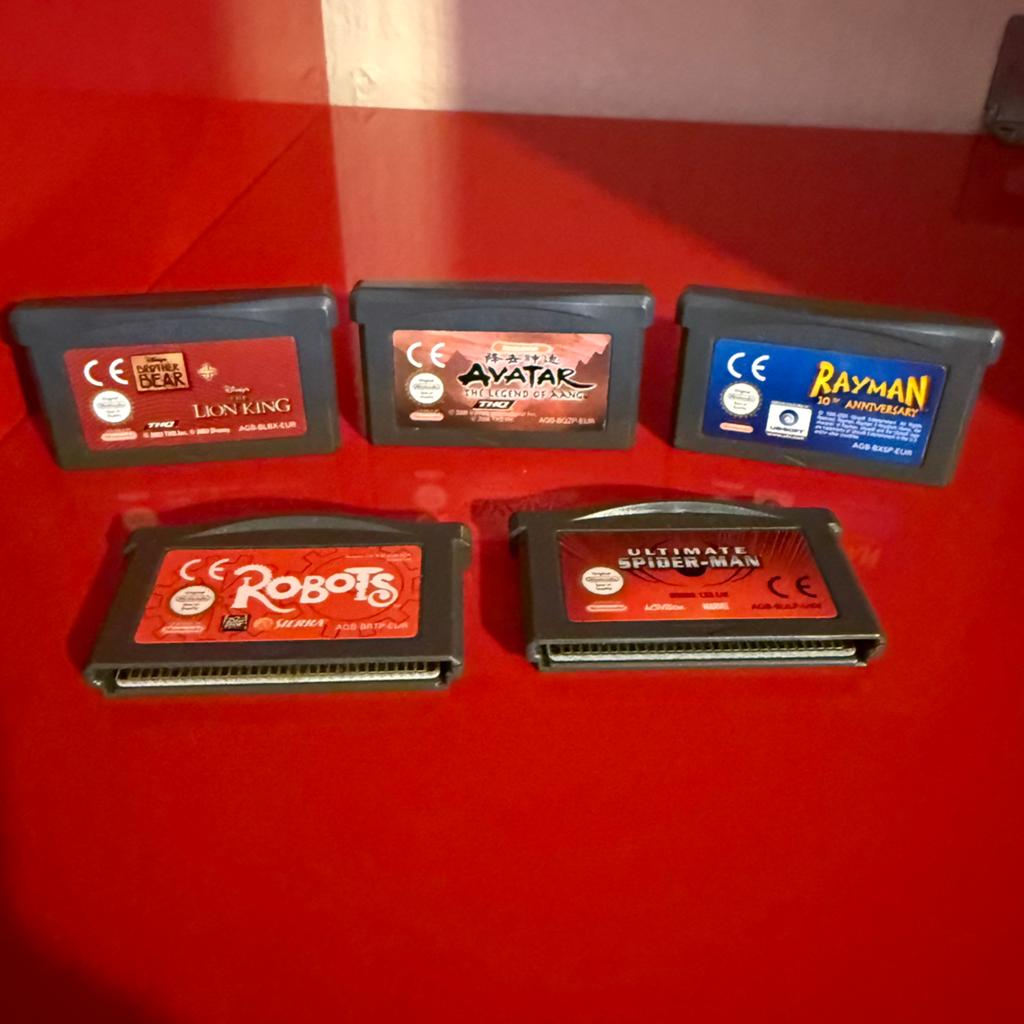 Lot van 5 gba games, 1 speler, Ophalen of Verzenden, Gebruikt, Avontuur en Actie