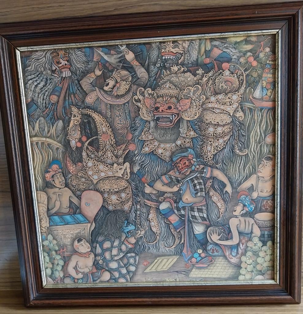Balinese kunst, Ophalen