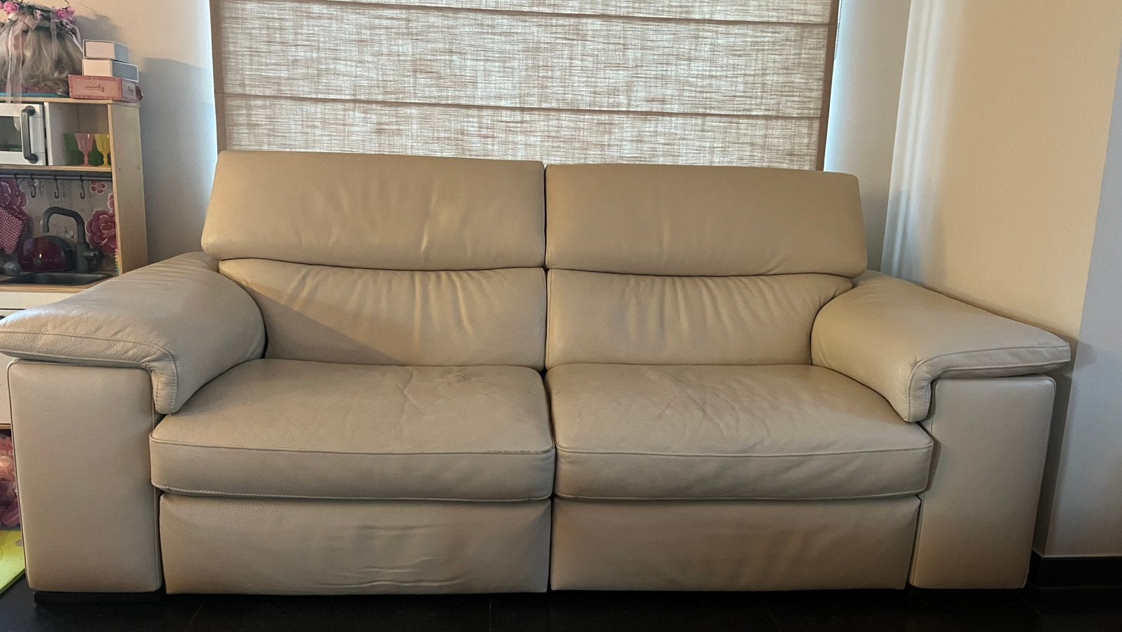 Tweezit en driezit Editions by Natuzzi, Ophalen, Gebruikt, Overige maten, Rechte bank