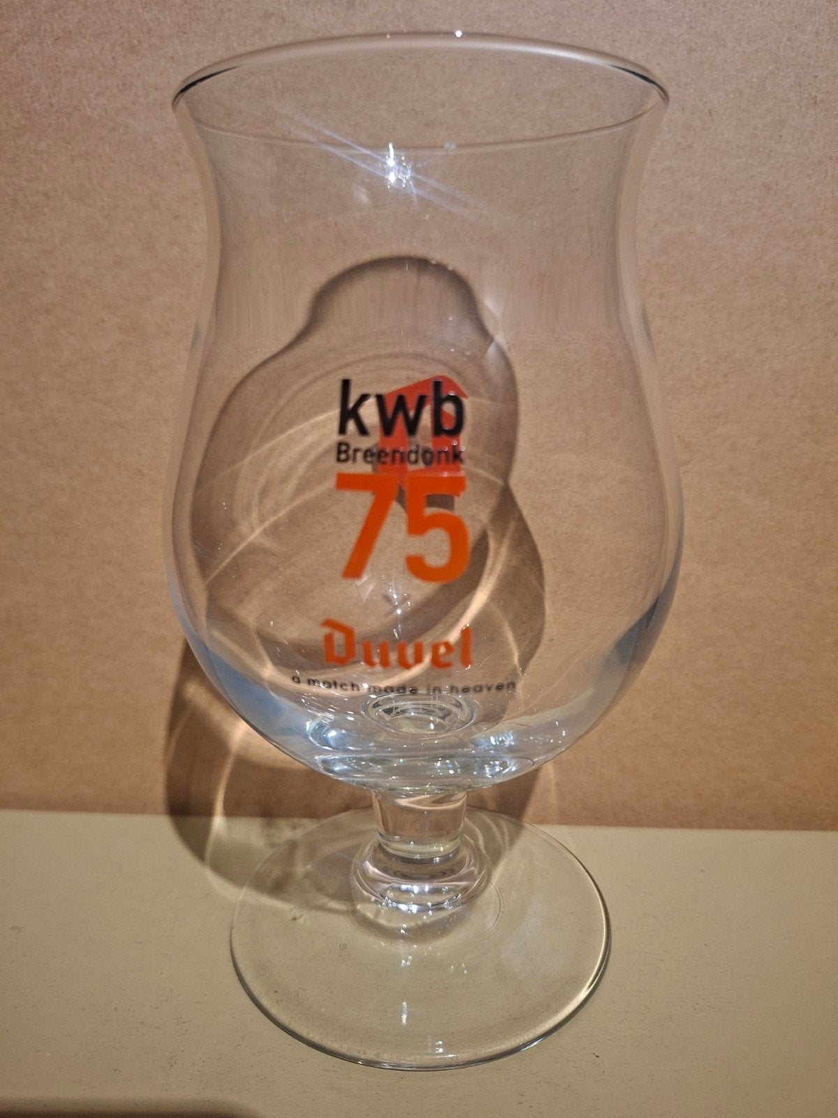 Duvel glas KWB 75 jaar, Enlèvement ou Envoi, Duvel