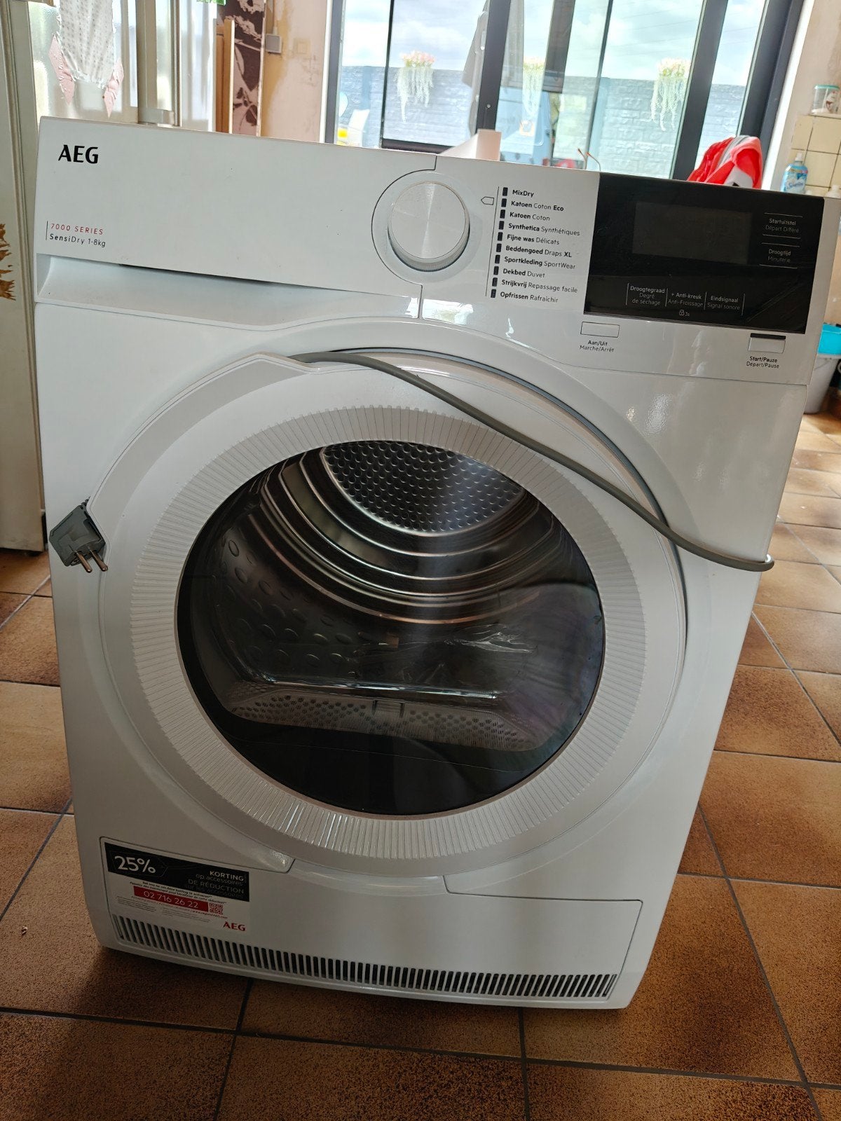 droogkast, 6 tot 8 kg, Ophalen, Voorlader, Condens