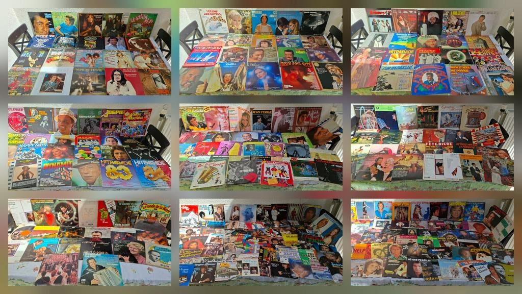 2 boîtes Vintage Vinyles 33&45" Tours avec des "Collector's", Cd's en Dvd's, Vinyl | Verzamelalbums, Inclusief obi, Ophalen of Verzenden