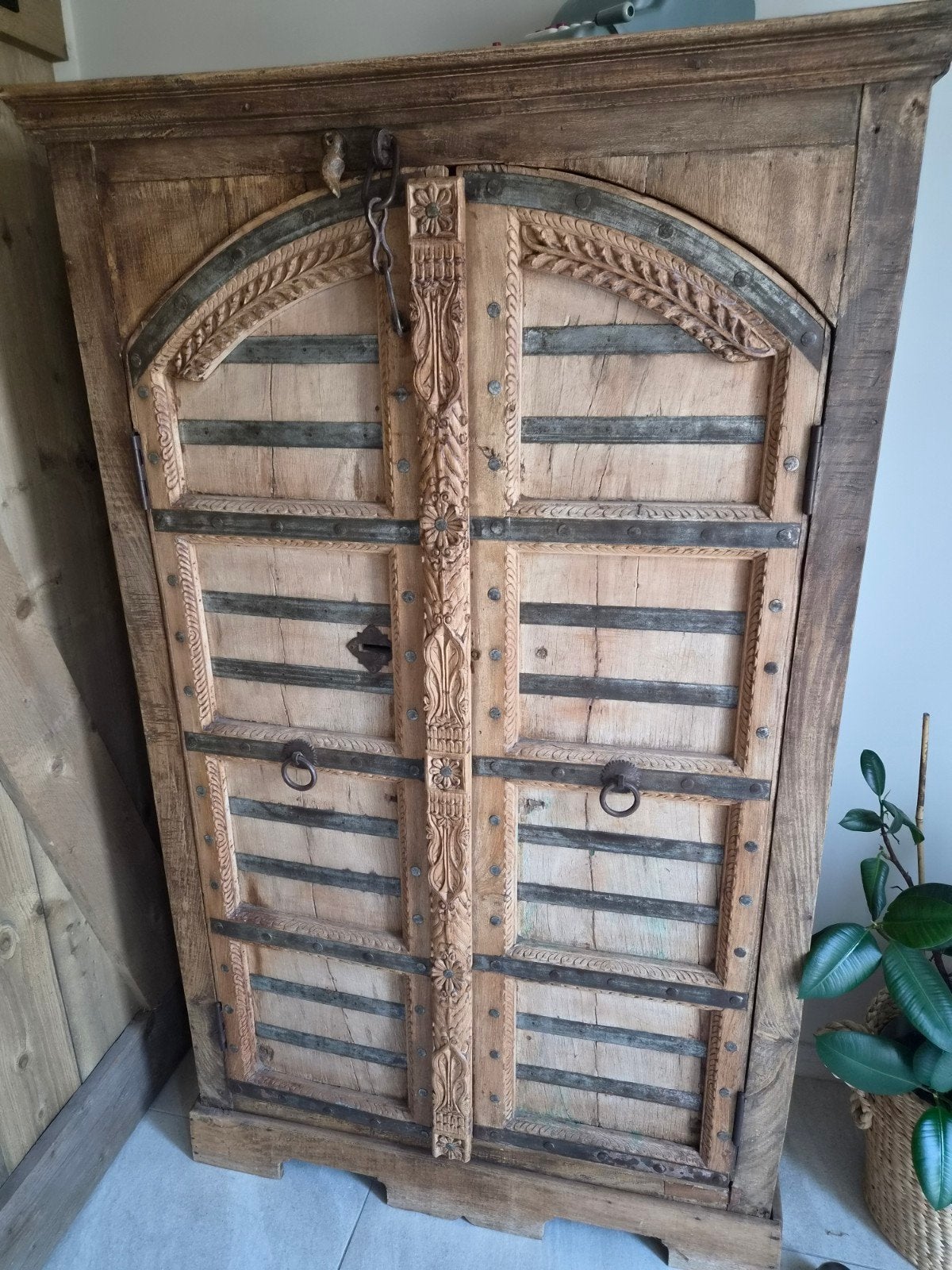 Houten kast, Huis en Inrichting, Woonaccessoires | Kamerschermen, Ophalen