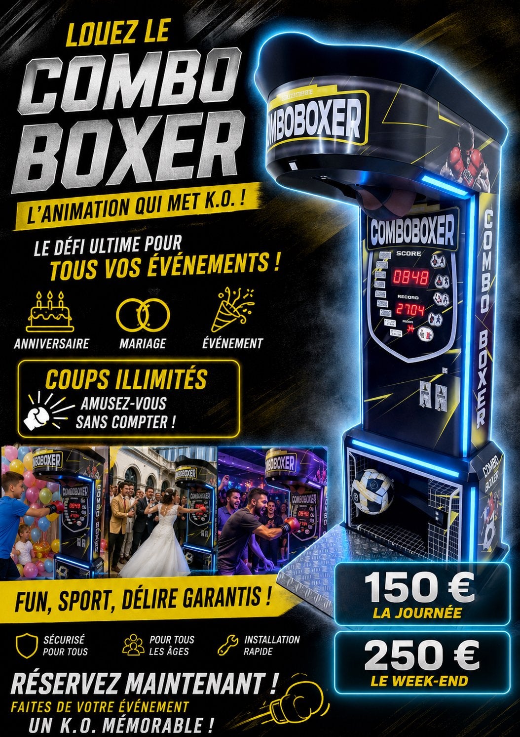 Location machine a coup de poing