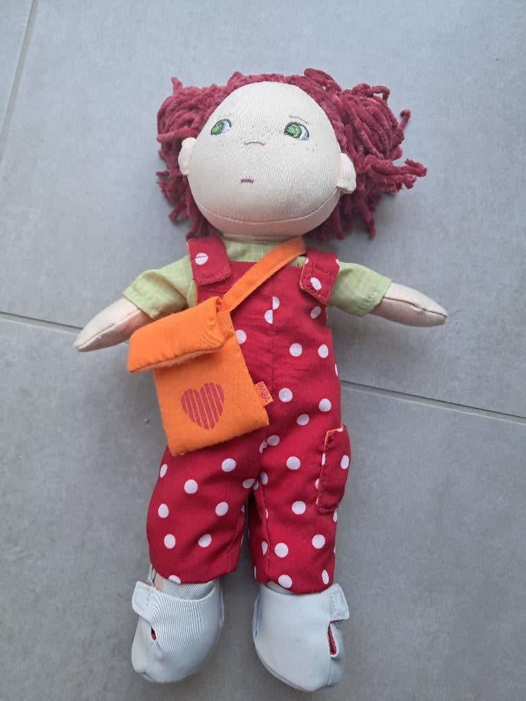 Haba zachte pop 30cm hoog, Kinderen en Baby's, Speelgoed | Poppen, Ophalen of Verzenden, Zo goed als nieuw, Overige typen