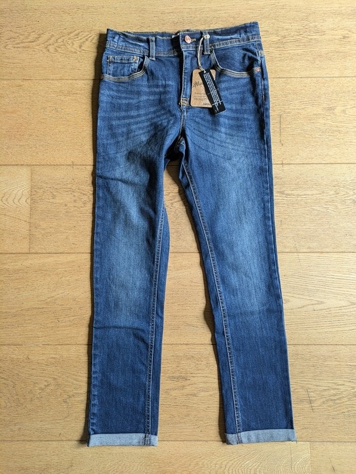 Pantalon jean neuf fille - taille 146 (11 ans), Ophalen, Nieuw, Meisje, Broek