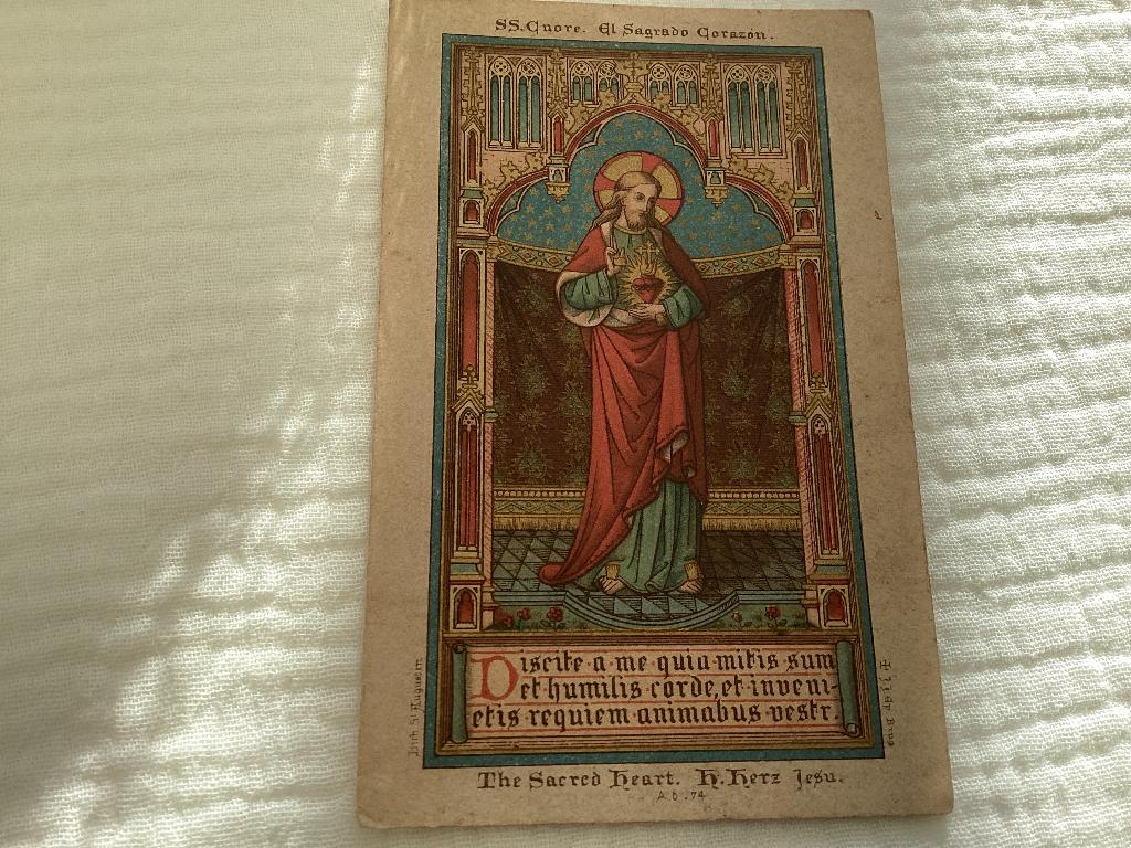 Priesterwijding 1894 JAN SINTOBIN, Gebruikt, Ophalen of Verzenden, Voor 1940, Prent
