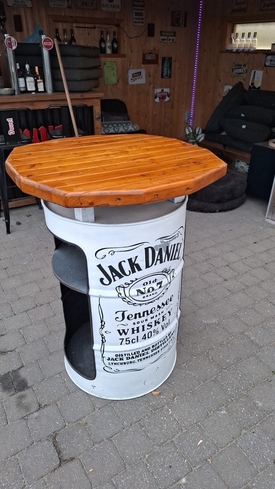 Bar/hangtafel in het wit of zwart, Enlèvement