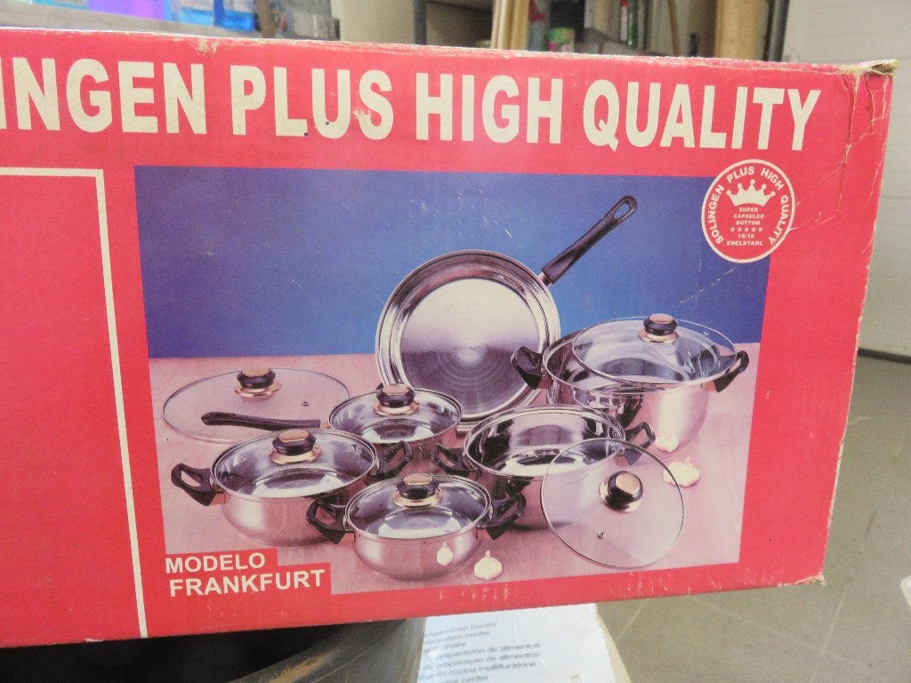 poten en pannen, Ophalen, Nieuw