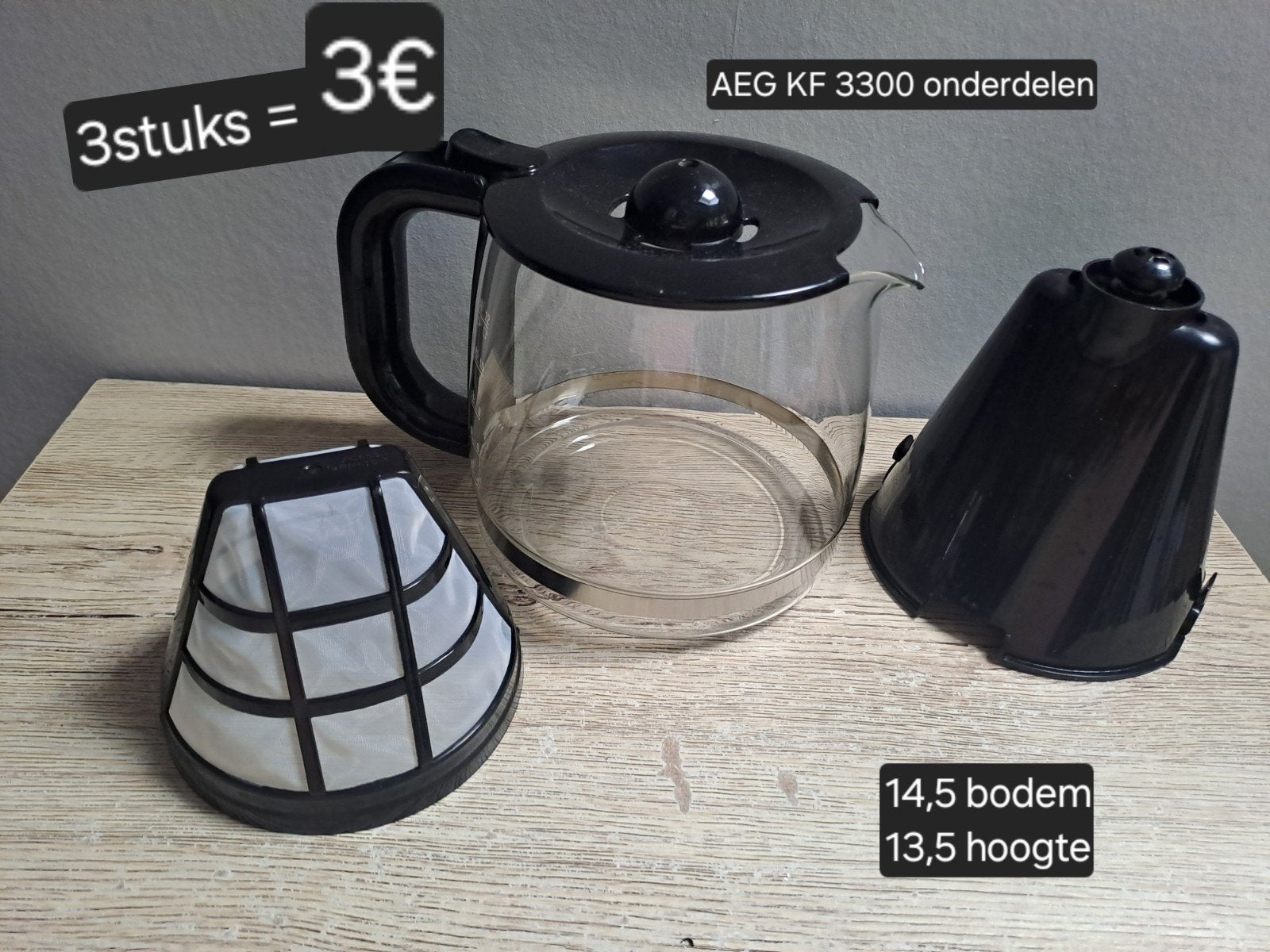 koffiekan met filtersysteem AEG, Enlèvement, Utilisé