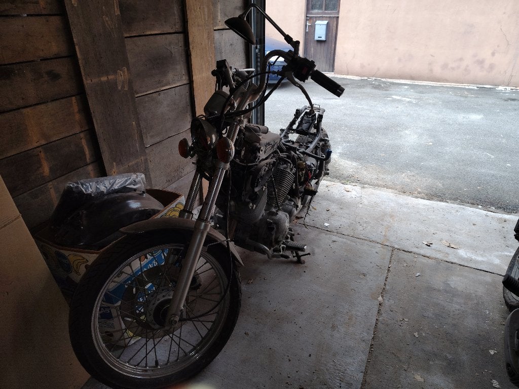 Yamaha Virago XV535 (onderdelen), Cardan-aandrijving, 2 cilinders, 535 cc, Gebruikt