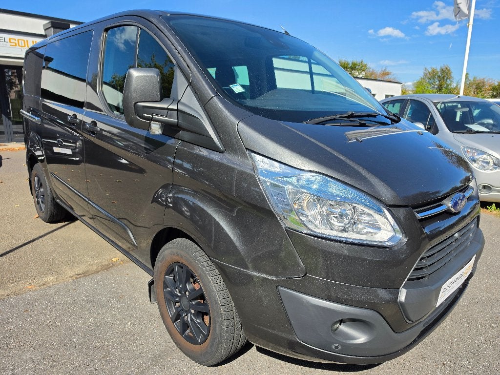 Ford Transit Custom 2.2D 2015, 188.060km, Dubbel Cabine,, Autos, 2198 cm³, Achat, 6 portes, Entreprise