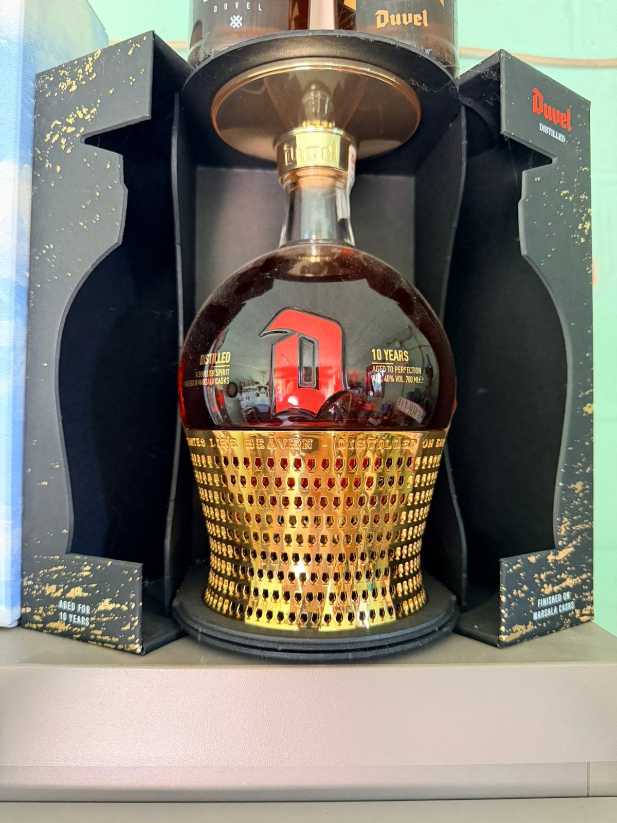 Duvel Distilled fles 07610, Verzamelen, Ophalen, Zo goed als nieuw, Duvel