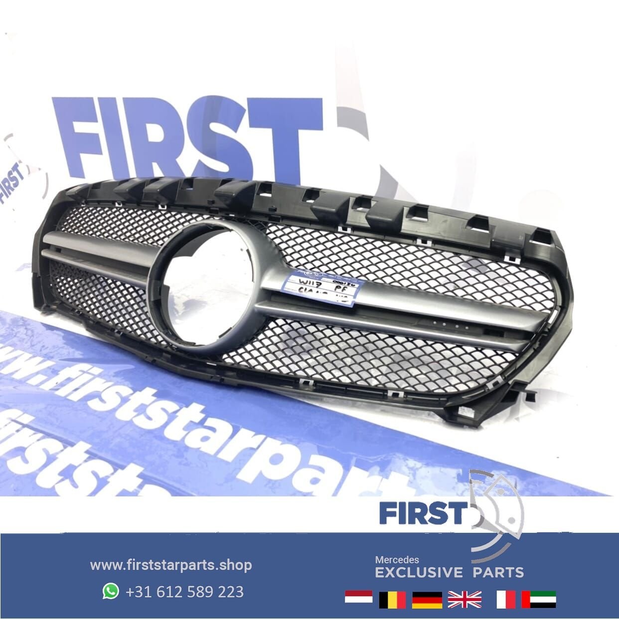 W117 X117 CLA 45 AMG GRIL origineel Mercedes CLA45 2013-2016, Gebruikt, -, Ophalen of Verzenden, -