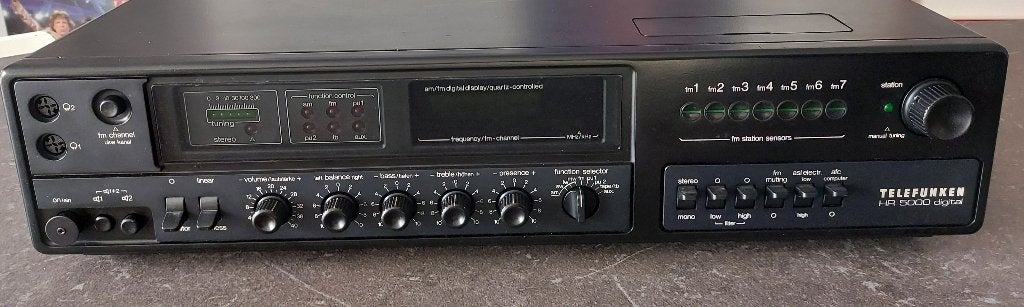 Telefunken HR 5000 digital Ampli-Tuner, TV, Hi-fi & Vidéo, Autres marques, Moins de 60 watts, Enlèvement ou Envoi, Stéréo