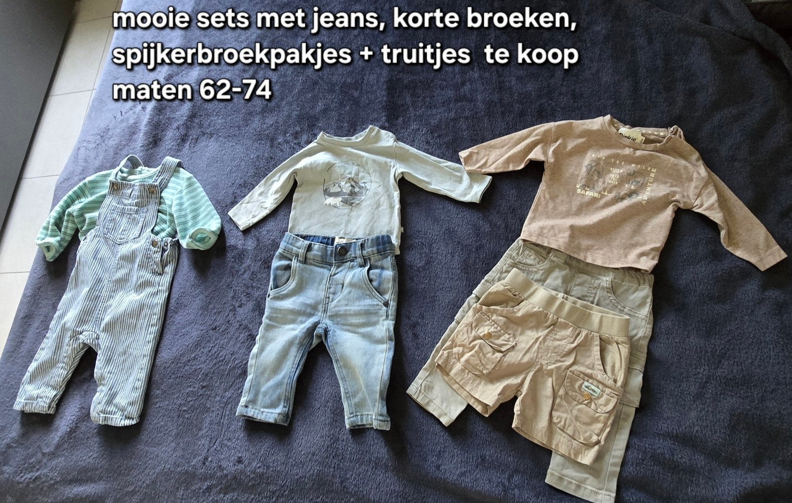 Mooi kledingpakket jongen (62-74) Dirkje, NameIt, Bel&Bo..., Ophalen, Zo goed als nieuw, Maat 68