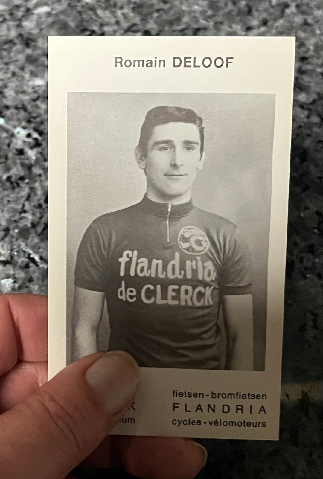 Wielrenner Romain Deloof Flandria, Verzamelen, Ophalen, Zo goed als nieuw
