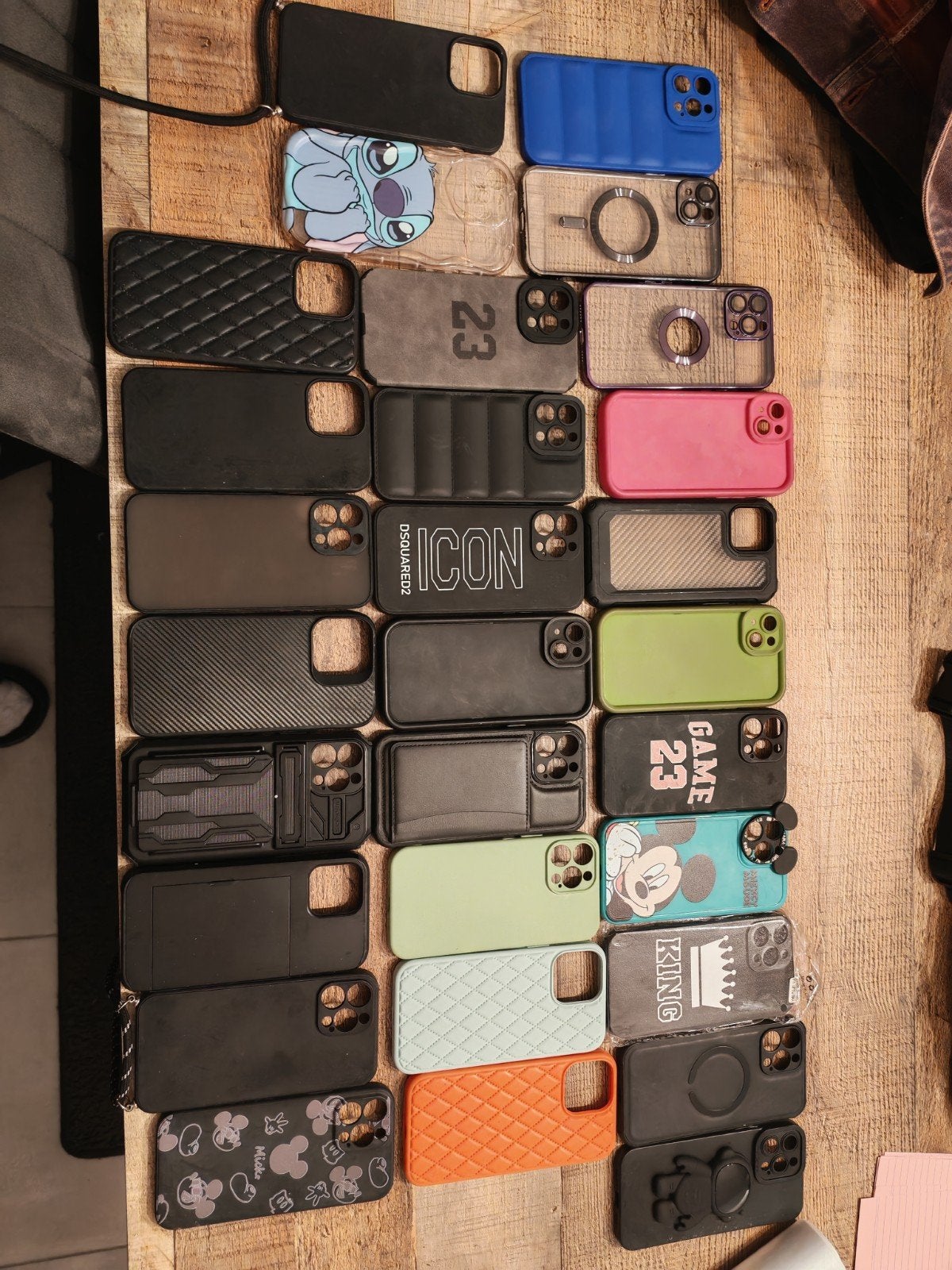 31 stuks hoesjes iPhone 13 pro max 14 pro max, 15plus, Enlèvement, Comme neuf, Apple