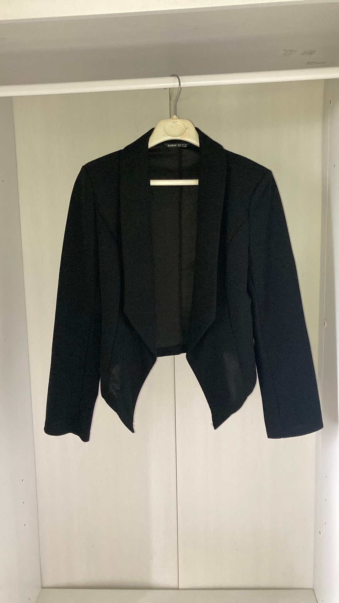 Blazer noir shein femme, Enlèvement ou Envoi, Comme neuf, Taille 34 (XS) ou plus petite, Manteau