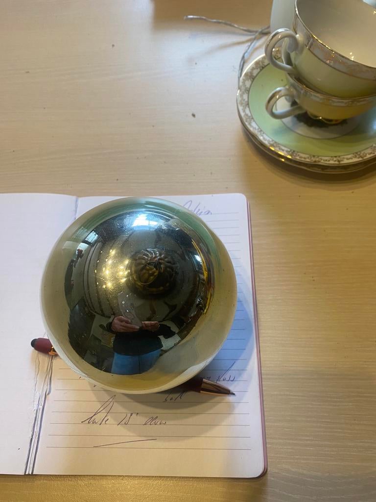 Kwikglas bol , mercury glas ball, Ophalen, Interactief, Zo goed als nieuw