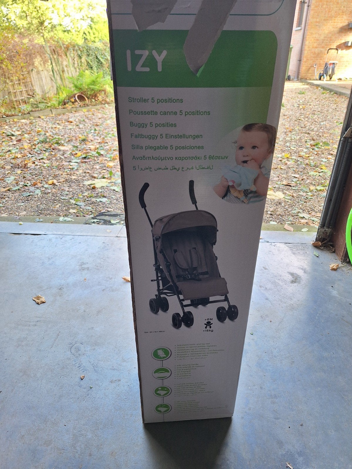 Buggy premaman, Enlèvement, Comme neuf, Autres marques, Protection de pluie