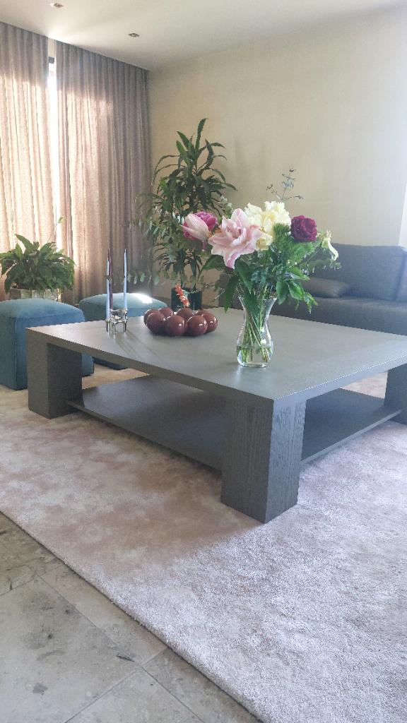 Salontafel, Huis en Inrichting, Ophalen, Vierkant, Zo goed als nieuw, Modern