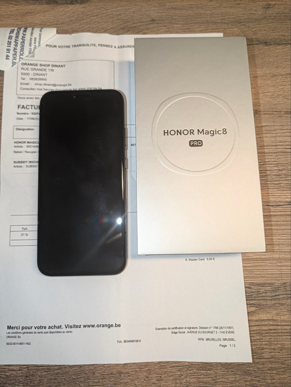 Honor Magic 8 pro 512gb Black, Telecommunicatie, Mobiele telefoons | Apple iPhone, Ophalen