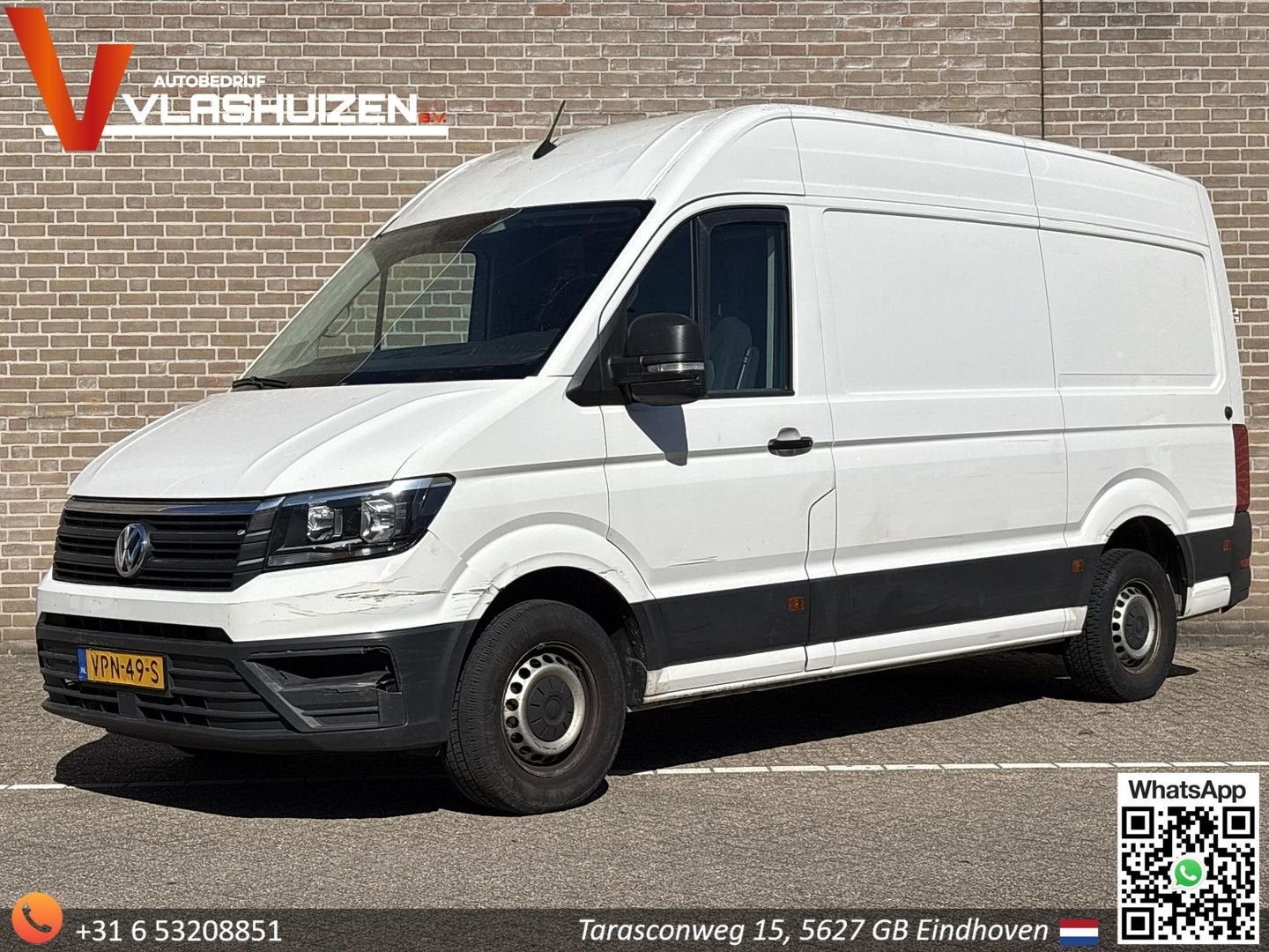 Volkswagen Crafter 30 2.0 TDI L3H3 | € 7.850,- MARGE! | Euro, Auto's, Bestelwagens en Lichte vracht, Parkeersensor, Wit, Bedrijf