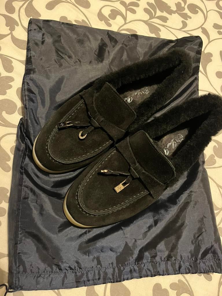 Loro Piana’s loafers, Ophalen, Zo goed als nieuw, Zwart