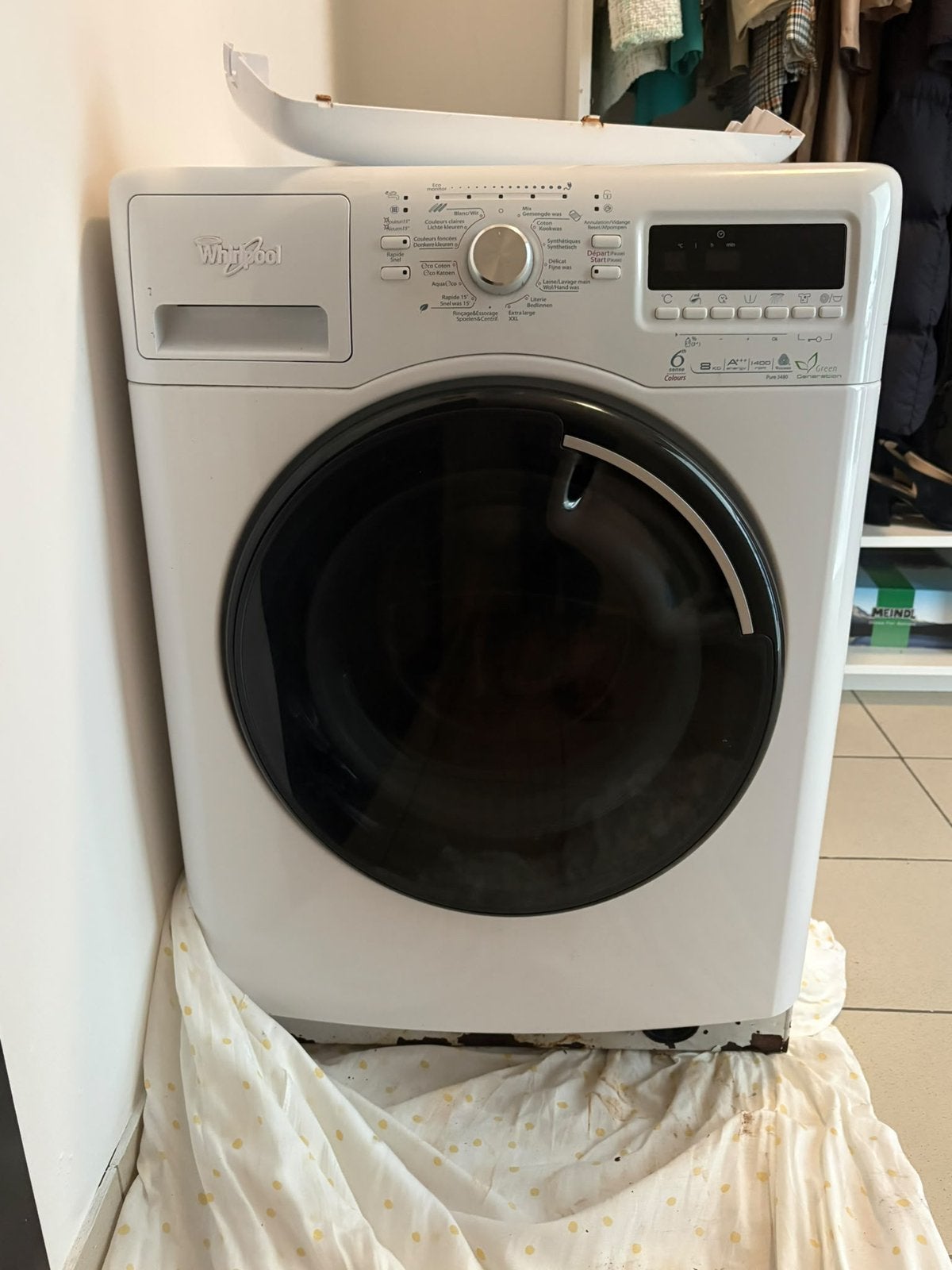 Wasmachine, 6 à 8 kg, Enlèvement, Utilisé, 85 à 90 cm