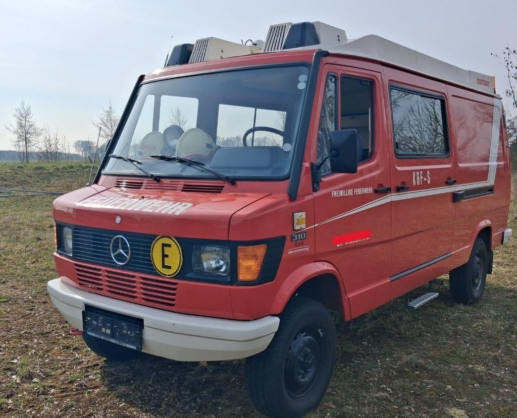 Camping-car 4x4 OLDTIMER Pompiers AWD essence INOX Mercedes, Autos, Achat, Boîte manuelle, Entretenue par le concessionnaire, Autre carrosserie