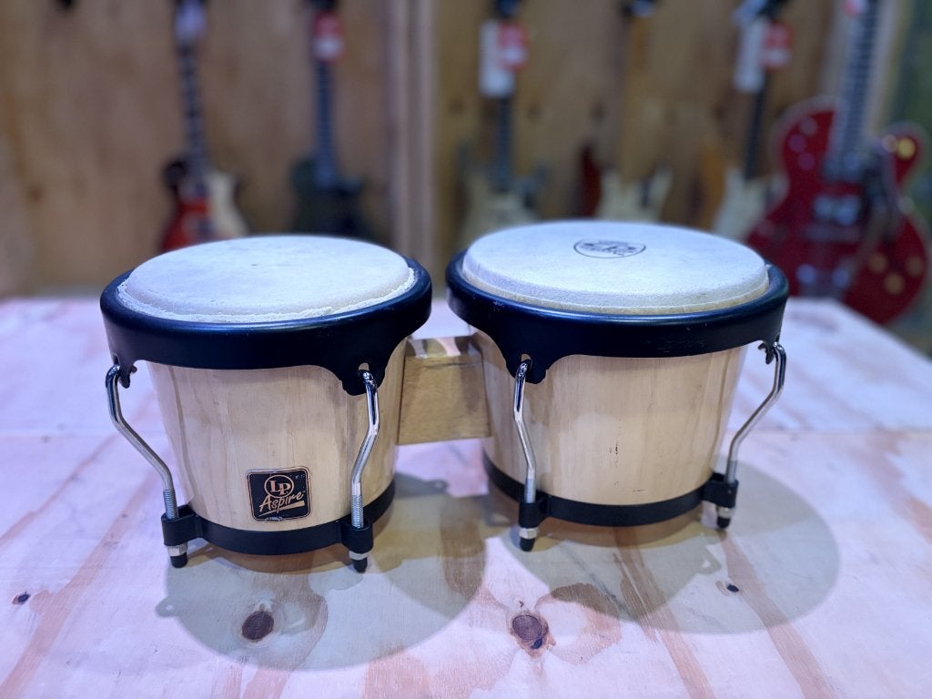 LP Aspire Tweedehands Bongo Set, Musique & Instruments, Enlèvement ou Envoi