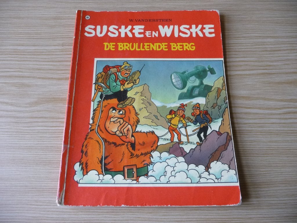 Suske en Wiske 80. De brullende berg EERSTE DRUK €3, Willy vandersteen, Enlèvement ou Envoi, Une BD, Utilisé