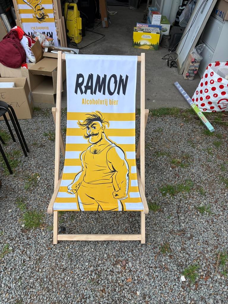 Mooie, Ongebruikte strand vouwstoelen Ramon, Tuin en Terras, Ophalen, Zo goed als nieuw